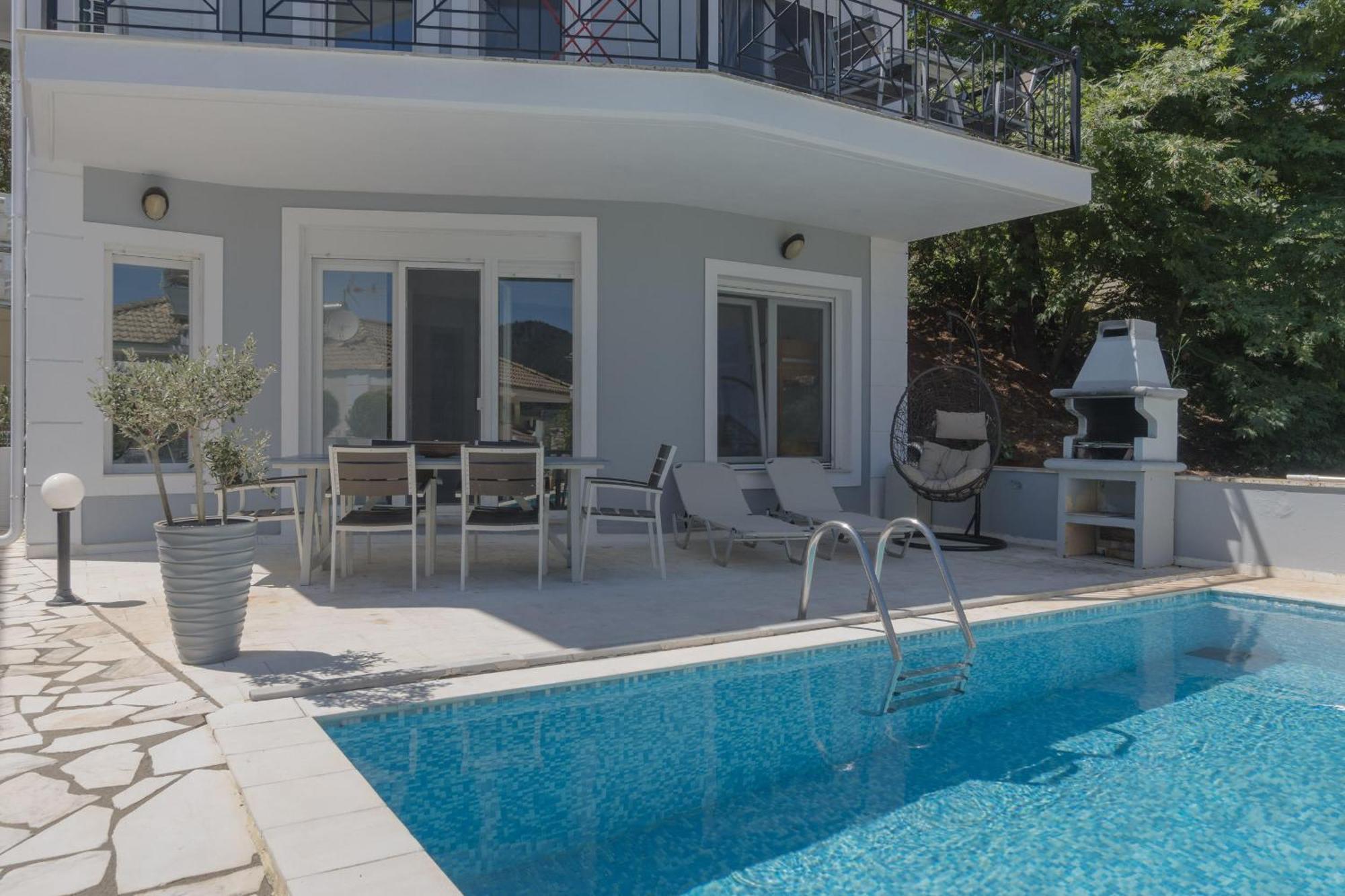 Diamanti Villa, Pool & Barbecue Skala Potamia  Exterior foto